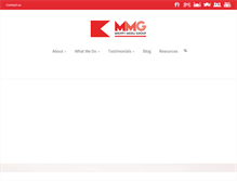 Tablet Screenshot of mightymediagroup.com.au